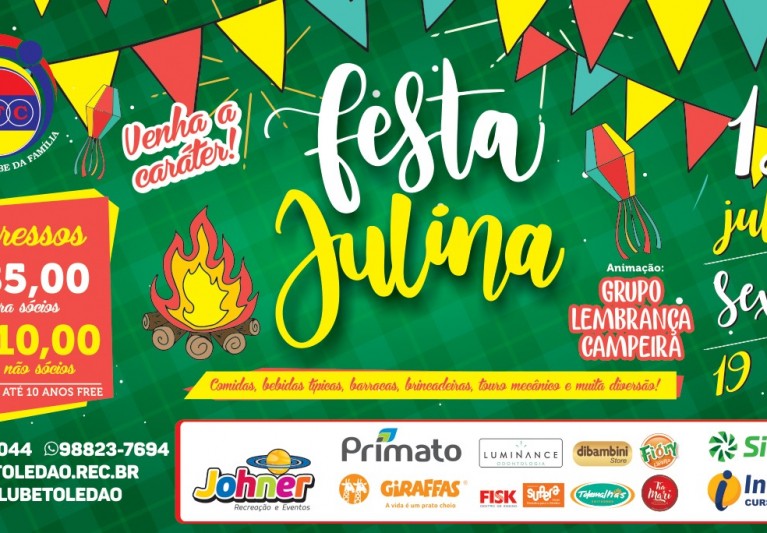 VEM AÍ…  NOSSA TRADICIONAL FESTA JULINA