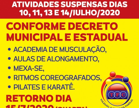 INFORMATIVO 10/07/20.